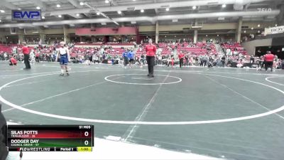 110 lbs Round 4 - Silas Potts, Trailblazer vs Dodger Day, Council Grove