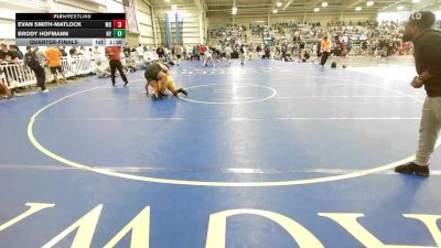 285 lbs Quarterfinal - Evan Smith-Matlock, MD vs Brody Hofmann, NY