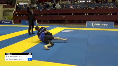 Bryan A. Dubeansky vs Matthew Todd Campbell 2024 Pan IBJJF Jiu-Jitsu No-Gi Championship