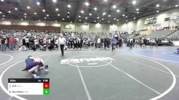 95 lbs Round Of 16 - Zaiden Hill, Nevada Elite WC vs David Burshem, Daniel Burshem