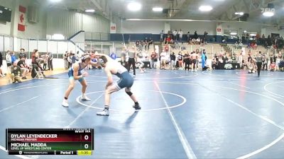 125 lbs Champ. Round 2 - Michael Madda, Level Up Wrestling Center vs Dylan Leyendecker, Michigan Premier