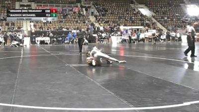 6A 120 lbs Cons. Semi - Benjamin (ben) Treadaway, Homewood Hs vs Maddox Mcdaniel, Pelham