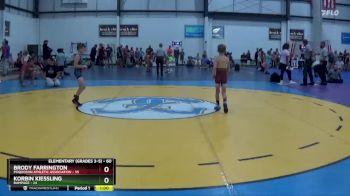 60 lbs Semifinal - Korbin Kiessling, Rampage vs Brody Farrington, Poquoson Athletic Association