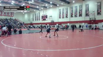 184 lbs Champ. Round 1 - Owen Gudmundson, Simon Fraser (B.C.) vs Andrew Campbell, Evergreen State College