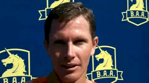 Ben Bruce 3rd in Mile and Not Being Afraid to Run in a Faster Race Boston Marathon 2012