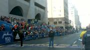 Ben True Finish of Men's 5k Boston Marathon 2012