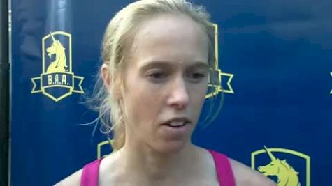 Kim Smith Happy with 3rd Place Finish in Road Race and Planning Her Wedding Boston Marathon 2012