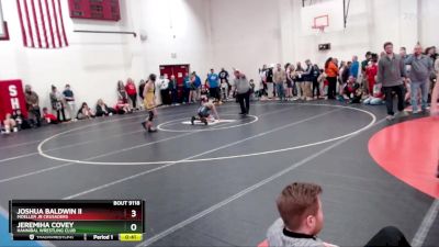 102 lbs Semifinal - Jeremiha Covey, Hannibal Wrestling Club vs Joshua Baldwin II, Moeller Jr Crusaders