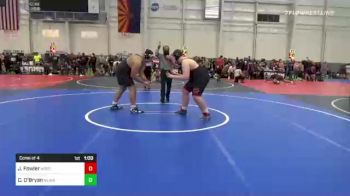 285 lbs Consi Of 4 - Jacob Fowler, NorCal All-Stars vs Connor O'Bryan, Newberg