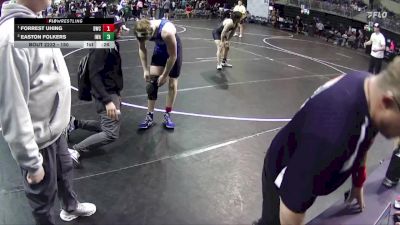 150 lbs 1st Place Match - Forrest Uhing, Blair Wrestling Club vs Easton Folkers, IronHawk Wrestling Academy