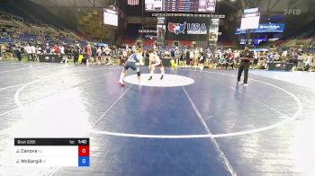 152 lbs Cons 32 #2 - Joey Canova, New Jersey vs Jacob McGargill, Iowa