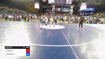 152 lbs Cons 32 #2 - Joey Canova, New Jersey vs Jacob McGargill, Iowa