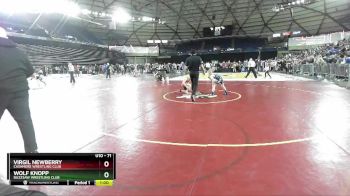 71 lbs Cons. Round 5 - Virgil Newberry, Cashmere Wrestling Club vs Wolf Knopp, Buzzsaw Wrestling Club
