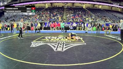 Girls-100 lbs 3rd Place Match - Mckenzie Mantei, Dundee Hs Girls vs Aubree Mayr, Dansville Hs Girls