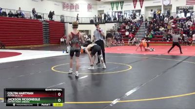 106 lbs Quarterfinal - Jackson McGonegle, Center Point-Urbana vs Coltin Hartman, Fulton (H.S.) JV