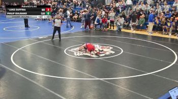 132 lbs Champ. Round 1 - Philip Gulisano, Clarence vs Luke Duffina, Medina