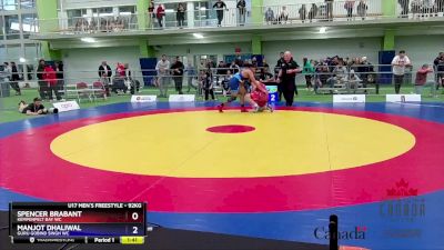 92kg Cons. Round 4 - Spencer Brabant, Kempenfelt Bay WC vs Manjot Dhaliwal, Guru Gobind Singh WC