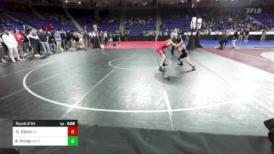 113 lbs Round Of 64 - Cole Glynn, Central Catholic vs Anders Pring, Newton North