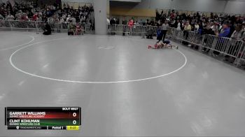 78 lbs Cons. Semi - Garrett Williams, Summit Wrestling Academy vs Clint Kohlman, Dundee Wrestling Club