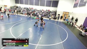 75 lbs 1st Place Match - Beau Flynn, Champions Wrestling Club vs Oliver Maitland, Northside Wrestling Club