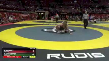 D2-215 lbs Cons. Round 1 - Ethan Hill, McClain vs Carter Stack, Oakwood