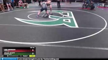 195 lbs Champ. Round 1 - Kraig Scott, Palmer Ridge vs Zeb Merriam, Windsor