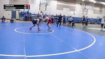 157 lbs 2nd Place Match - Logan Nitti, Team Idaho Wrestling Club vs Cruz Ramirez, Fighting Squirrels Wrestling Club