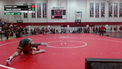165 lbs Quarterfinal - Shaiden Carr, Southern Oregon vs Frank Almaguer, Cal Poly Humboldt