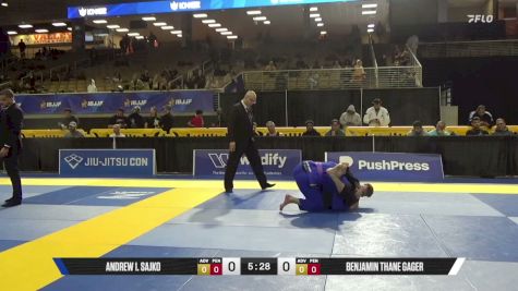 Benjamin Thane Gager vs Andrew I. Sajko 2026 Pan Jiu Jitsu IBJJF Championship