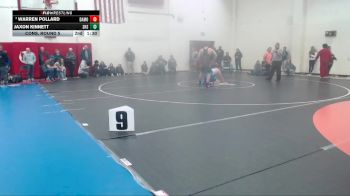 165 lbs Cons. Round 5 - Warren Pollard, North Vermillion vs Jaxon Kinnett, Shenandoah High School