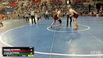 285 lbs Semis - Braden McConnell, W1-Bismarck vs Ethan Halvorson, W3-Dickinson