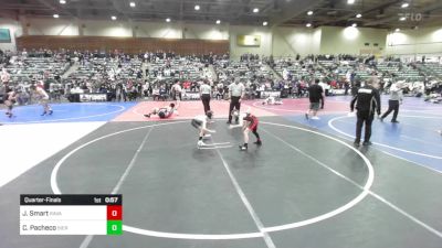 66 lbs Quarterfinal - Jordy Smart, Ravage vs Cain Pacheco, Sierra Sabers