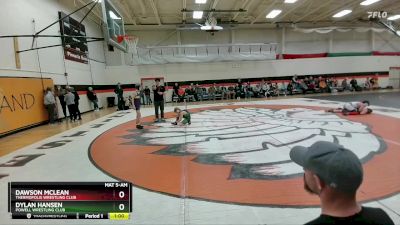 78 lbs Cons. Round 3 - Dawson McLean, Thermopolis Wrestling Club vs Dylan Hansen, Powell Wrestling Club