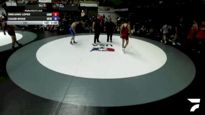 144 lbs Emiliano Lopez, CVWA - Central Valley Wrestling Association vs Caleb Rivas, KTWA-Kings-Tulare Wrestling Association