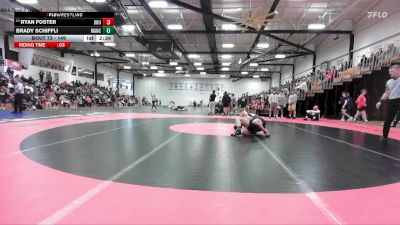 149 lbs Champ. Round 2 - Ryan Foster, Ohio Northern vs Brady Schiffli, Manchester