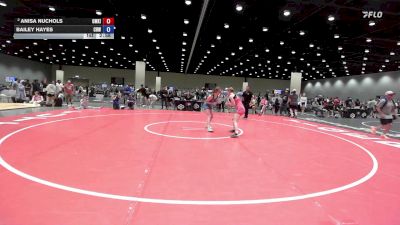 115 lbs Champ. Round 4 - Anisa Nuchols, Omada Kitrinos vs Bailey Hayes, Cleveland Highschool Wrestling