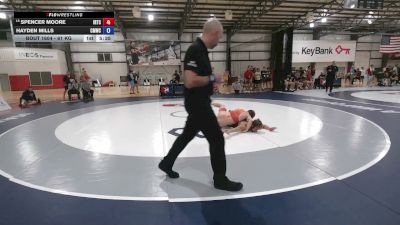 61 kg Cons. Rd Of 16 - Spencer Moore, Illinois Regional Training Center/Illini WC vs Hayden Mills, CMWC
