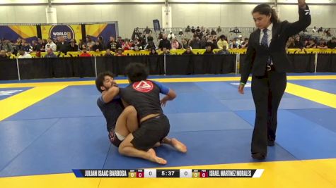 Julian Isaac Barbosa vs Israel Martinez Morales 2024 World IBJJF Jiu-Jitsu No-Gi Championship