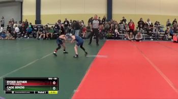 55 lbs Cons. Round 3 - Cade Senzig, LAW vs Ryder Sather, St. Peter Saints