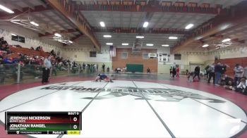 Boys 115 lbs Cons. Round 3 - Jonathan Rangel, Gridley Boys vs Jeremiah Nickerson, Quincy Boys