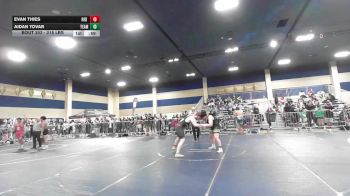 215 lbs Consi Of 32 #2 - Evan Thies, Red Mountain WC vs Aidan Tovar, Team Thunder