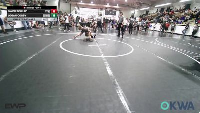 80-83 lbs Quarterfinal - Owen Schiltz, Verdigris Youth Wrestling vs Logan Cosby, Skiatook Youth Wrestling