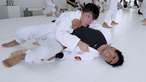 Thalison Soares Employs Crushing Top Game In Round With AOJ Blue Belt