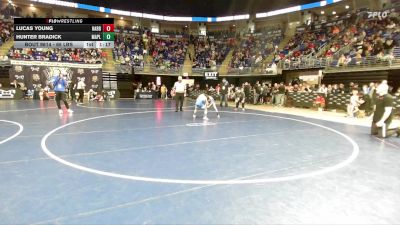65 lbs Consy 2 - Lucas Young, Harborcreek vs Hunter Bradick, Maplewood