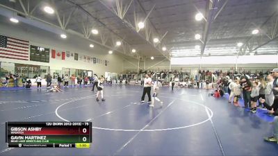 75 lbs Champ. Round 1 - Gibson Ashby, Wasatch vs Gavin Martinez, Bear Lake Wrestling Club