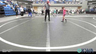 54-58 lbs Rr Rnd 2 - Valerie Baeza, Woodward Youth Wrestling vs Ansley Luper, Hennessey Takedown Club