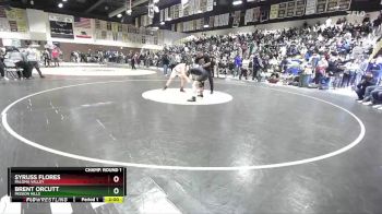 132 lbs Champ. Round 1 - Brent Orcutt, Mission Hills vs Syruss Flores, Paloma Valley