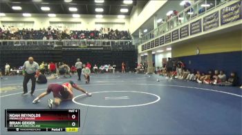 157 lbs Cons. Round 6 - Noah Reynolds, Fresno City College vs Brian Geiger, Mt. San Antonio College