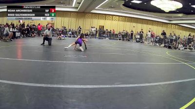 54 lbs Consolation - Noah Archibeque, Top Rank Hammers vs Reed Saltenberger, Patriot Mat Club