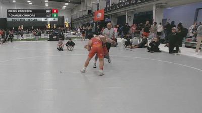 157 lbs Cons. Semis - Charlie Connors, Alber Athletics vs Diesel Pedersen, Broken Arrow Wrestling Club